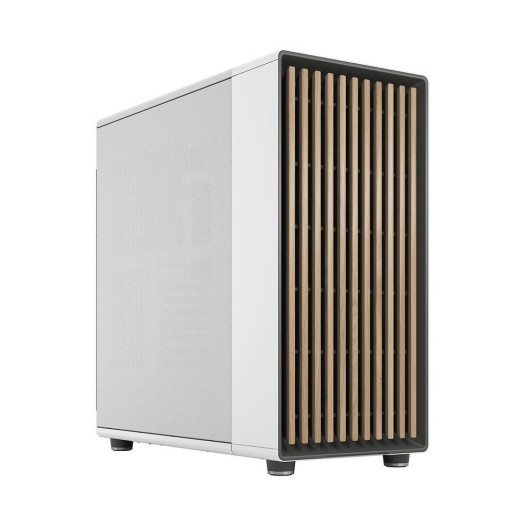 Fractal North XL E-ATX Mid Tower Computer Case, Mesh Side Panel, 3x Aspect 140mm PWM Included, Up to 420mm Radiator 9x Fans Support, Dust Filters, Type-C, 2x USB 3.0, White | FD-C-NOR1X-03